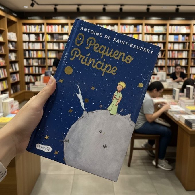 Livro O Pequeno Príncipe Edição de Luxo Almofadada + Frete Grátis