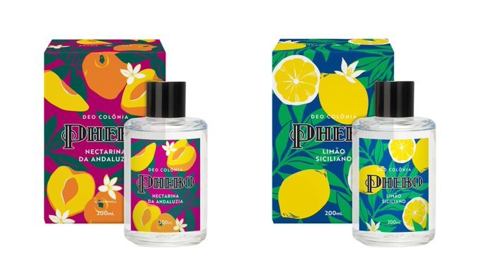 PHEBO Deo Colônia 200ml Nectarina da Andaluzia