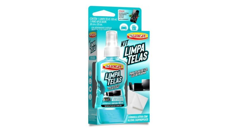 Kit Limpa Telas Luxcar 100 ml + Pano Aplicador