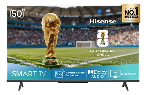 Hisense Smart TV FHD 50" Polegadas 50A4NV com HDR10, DTS Virtual X, Compatibilidade Alexa e Google Home