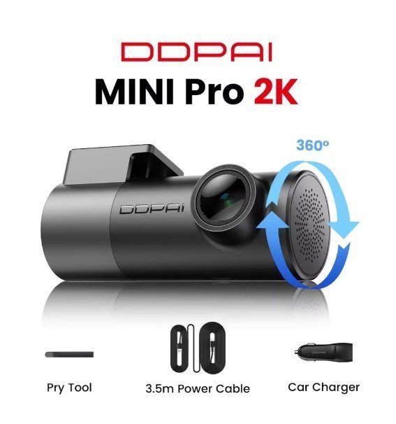 Câmera Veicular DDPAI Mini Pro 2K