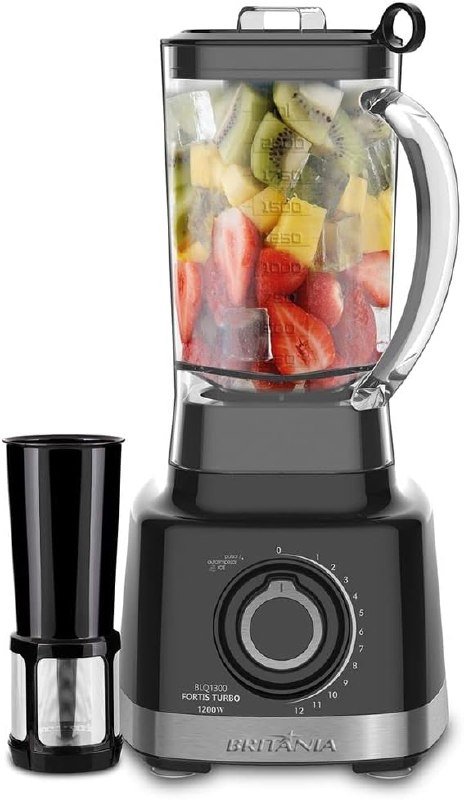 Britânia Fortis Turbo 1400W 3L - Liquidificador Potente 110v