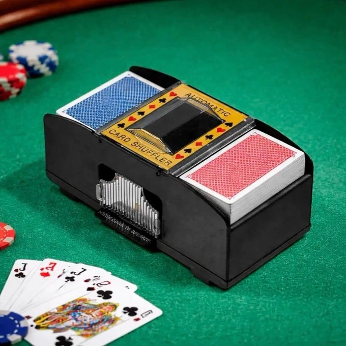 Embaralhador de Cartas Automático 2 Baralhos + Frete Grátis