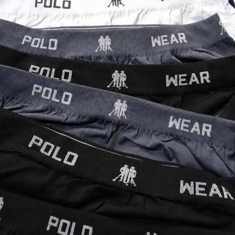 Kit 10 Cuecas Boxer Lisa Polo Wear Sortido