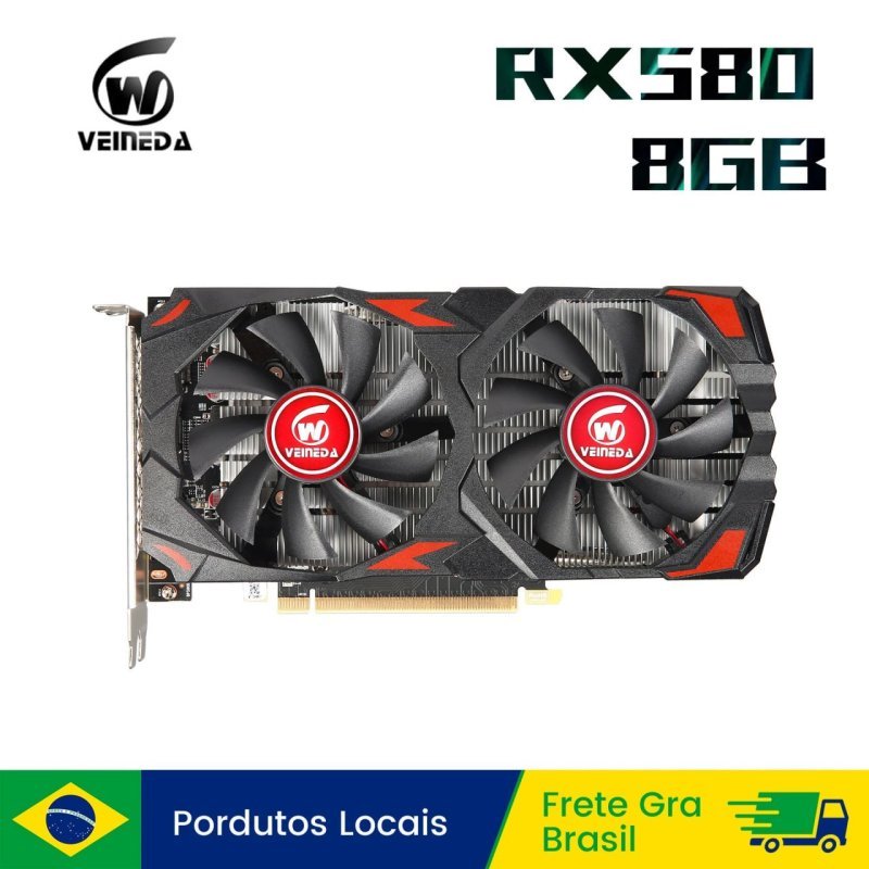 Placa de Vídeo RX 580 8GB