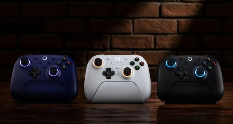 Controle 8BitDo Sem Fio Ultimate 2 TMR + base de carregamento (Já no Brasil)