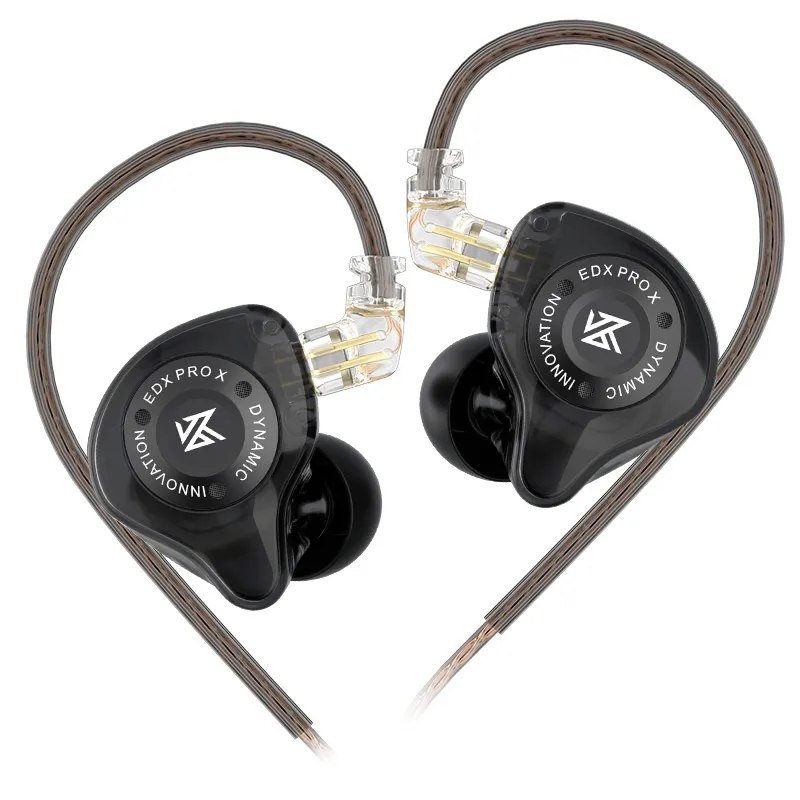 Fone de Ouvido KZ EDX Pro X, Hi-Fi Dynamic Drive Earphone HIFI