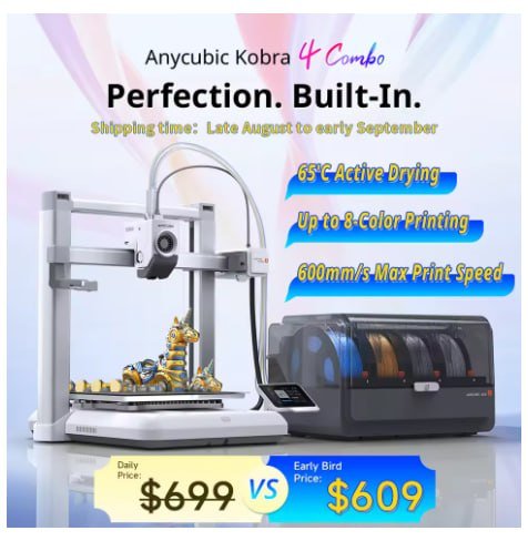 Impressora 3D ANYCUBIC Kobra 4