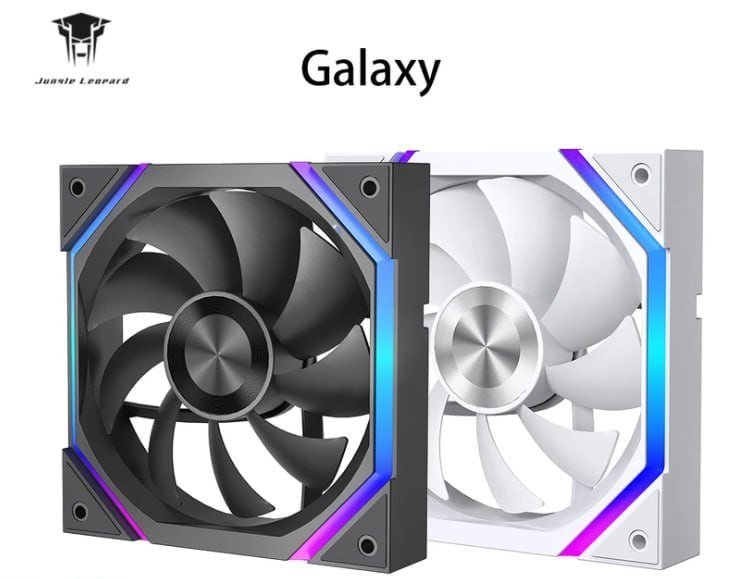 2x Fan Jungle Leopard Galaxy ARGB