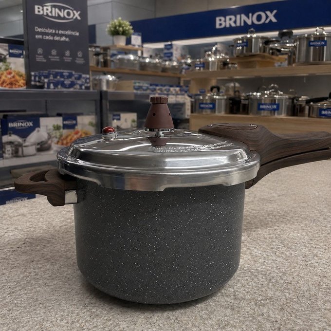 Panela Pressão 4,2l Indução Cerâmica + Frete Grátis