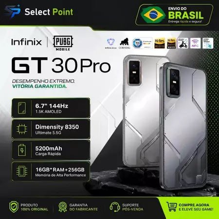 Infinix GT 30 PRO 5G, 256GB + 16GB RAM