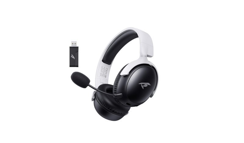Headset Sem Fio 2.4GHz Picun-G3 Baixa Latência, Áudio Espacial 3D, ENC Mic