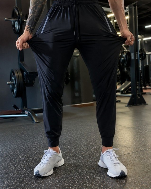 CALÇA PRO TREINO COM ZÍPER NO BOLSO
