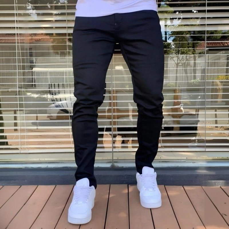 Calça Jeans Skinny Preta + Frete Grátis