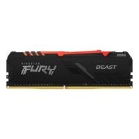 Memória RAM Kingston Fury Beast, RGB, 8GB, 3200MHz, DDR4, CL16, Preto KF432C16BBA/8