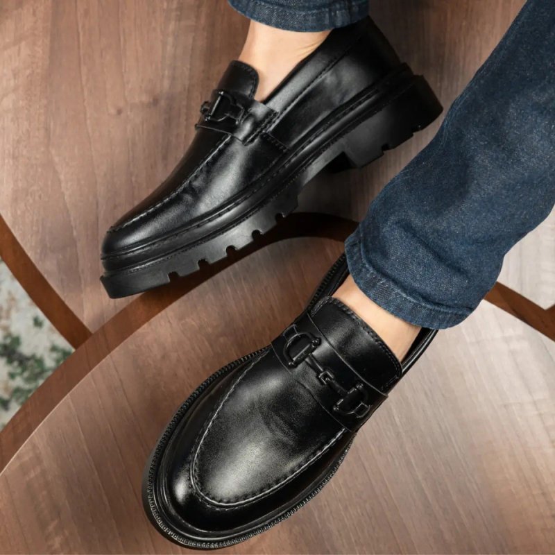 Sapato Social Masculino Mocassim Adulto Tratorado Moderno (37 a 46)