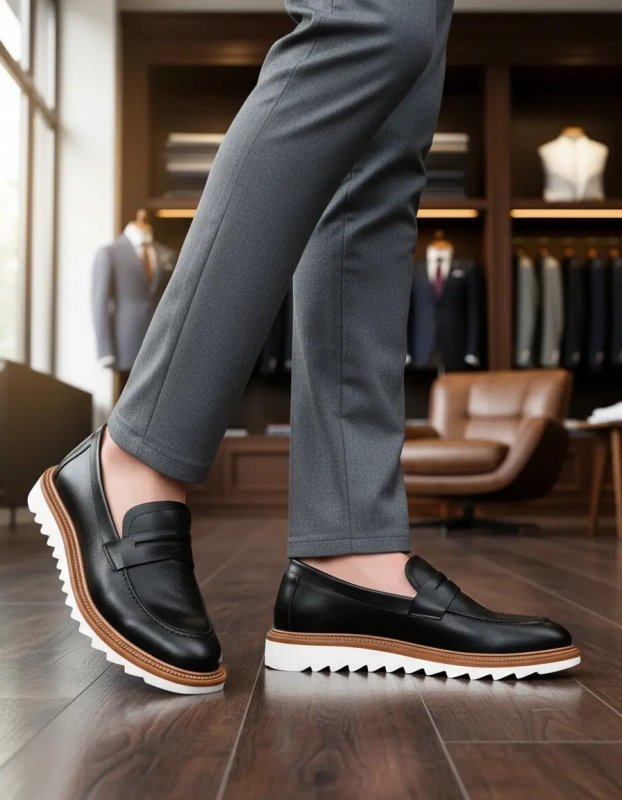 Sapato Mocassim Loafer Gugi Tratorado Conforto Premium Leve (38 a 44)