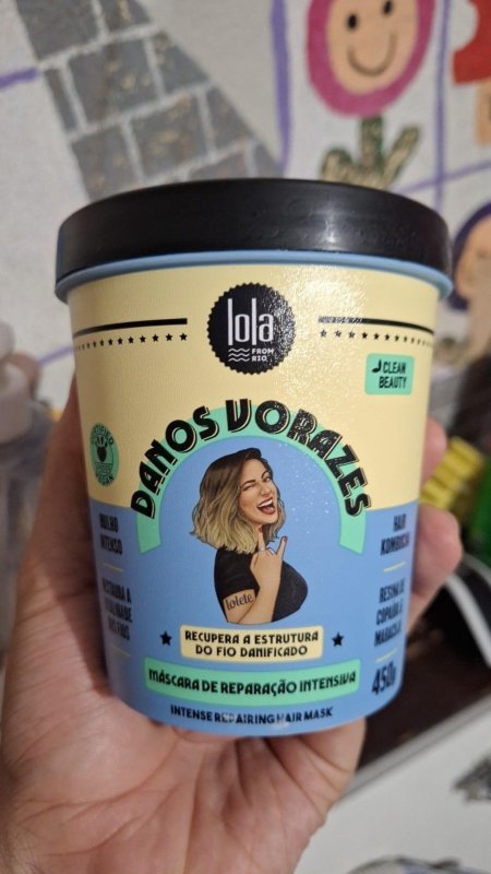 Danos Vorazes Máscara de Tratamento 450g Lola Cosmetics + Frete Grátis