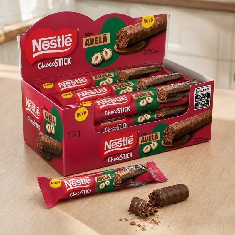 12un. Chocostick Nestlé Avelã 26g