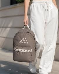 Mochila adidas Clássico Fita Marrom Liso