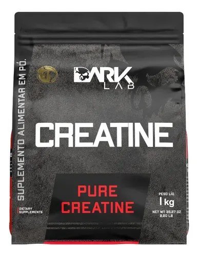 Creatina Monohidratada Pura 1kg Dark Lab Unidade Sem sabor