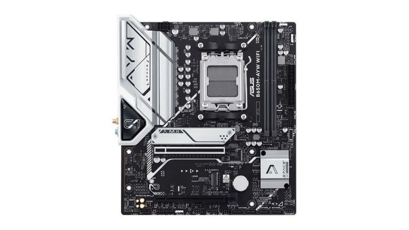 Placa Mãe Asus B650M-Ayw WIFI, DDR5, Socket AMD AM5, M-ATX, Chipset AMD B650