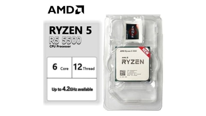 Processador AMD Ryzen 5 5500 Oem
