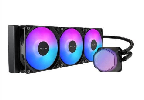 Water Cooler Cooler Master Elite Liquid 36Cm Preto Argb