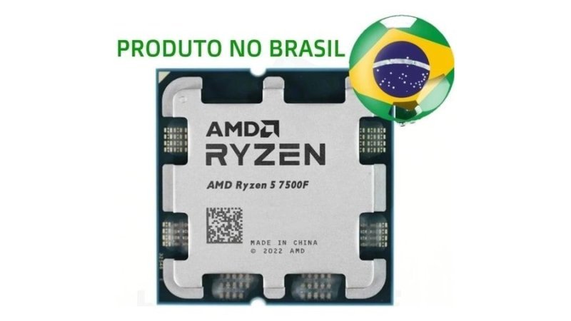 Processador AMD Ryzen 5 7500F AM5 Oem Novo