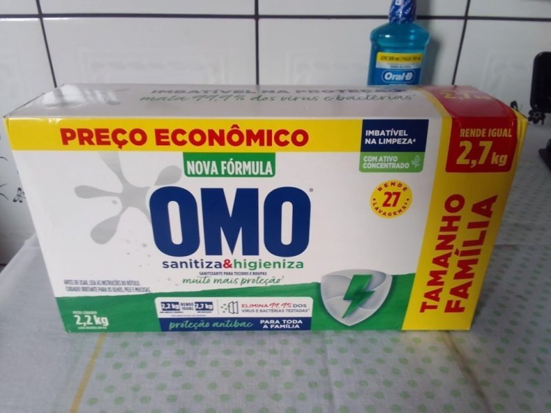 Omo Lavagem Perfeita Sanitiza & Higieniza 2.2Kg