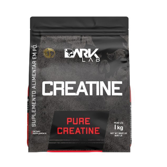 Creatina Monohidratada Pura Refil 1Kg Dark Lab - Creatine, Creatina 100% Pura