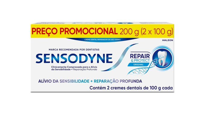 Creme Dental Sensodyne Repair e Protect 100g