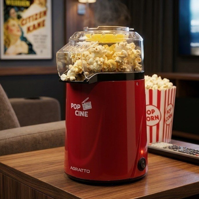 Pipoqueira PO CINE PP01 Vermelho com Dosador 1200W 127V Agratto