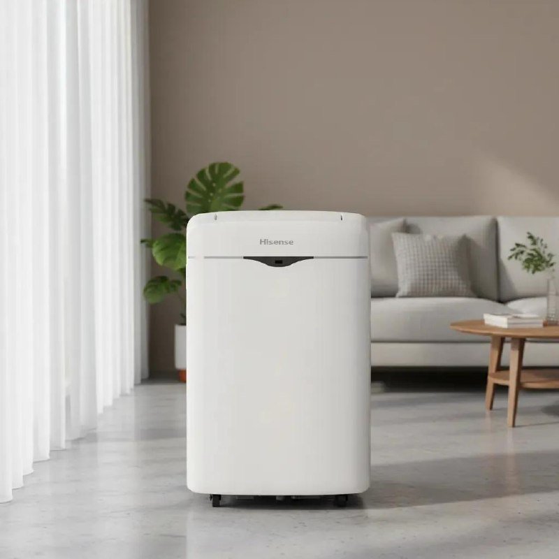 Ar-Condicionado Portátil Hisense 12.000 BTUs com Wi-Fi