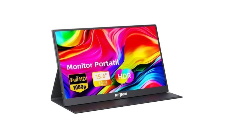 Bettdow Monitor Portátil 15,6" FHD 1080P
