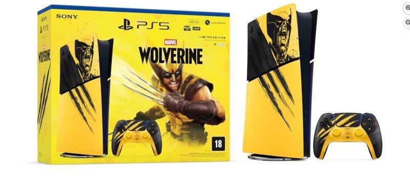 PlayStation®5 Edição Digital – Marvel's Wolverine Pacote de Edição Limitada Amarelo