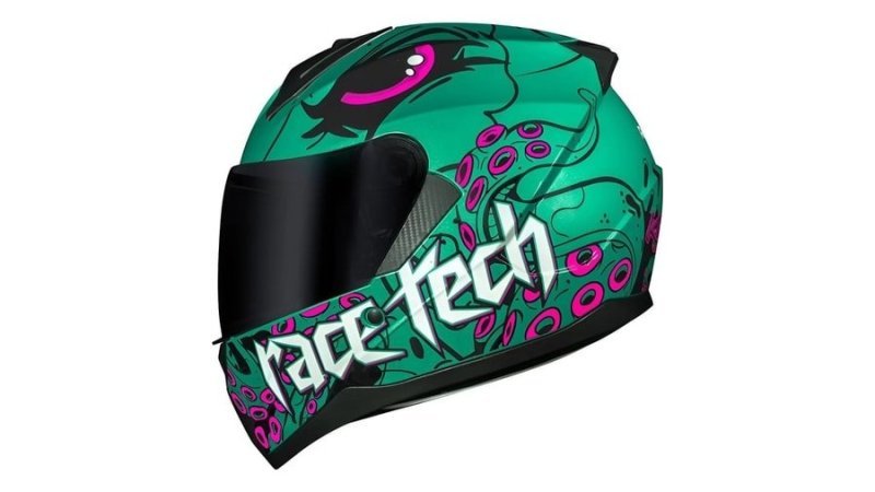 Capacete Race Tech Sector Kraken Rosa Tamanho Do Capacete 60