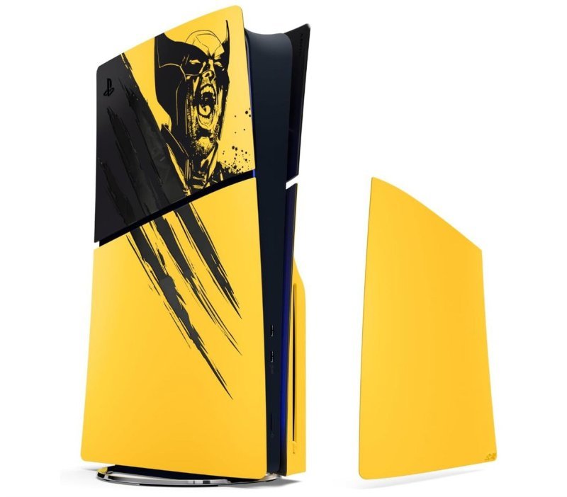 Tampas do console PlayStation 5 – Marvel's Wolverine Edição Limitada Amarelo