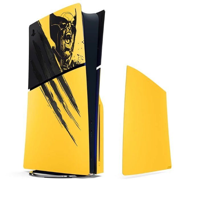 Tampa para Console PS5 Sony Marvel's Wolverine Edição Limitada, Amarelo
