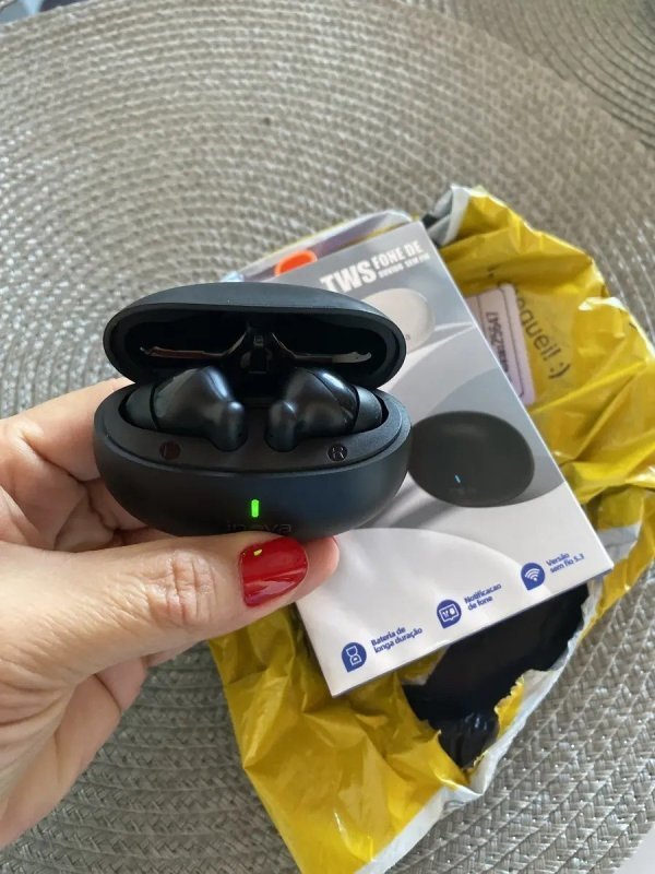 Fone De Ouvido Bluetooth 5.3 Par Sem Fio Duplo Todos Celular