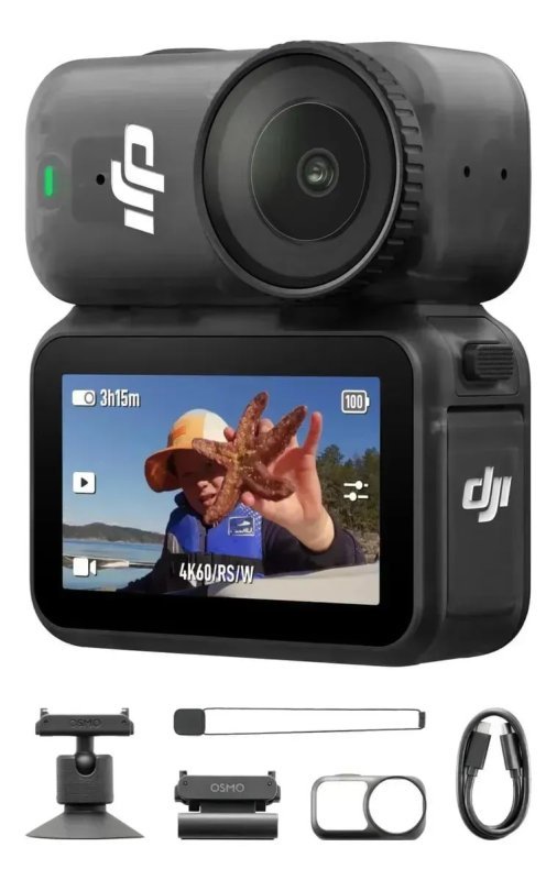DJI Osmo Nano 128GB - 4K 60fps - Câmera Gimbal Estabilizada