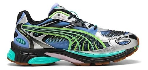 Tenis Puma Veritana Energy Masculino Roxo Preto Prata E Lima Lisa 39 Br