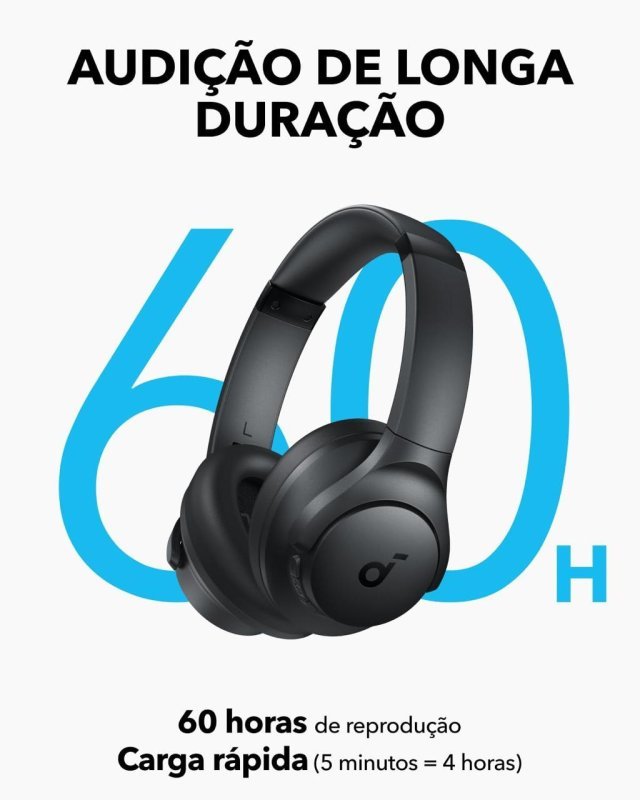 Headphone Bluetooth Anker Soundcore Q11i com 60h de Bateria