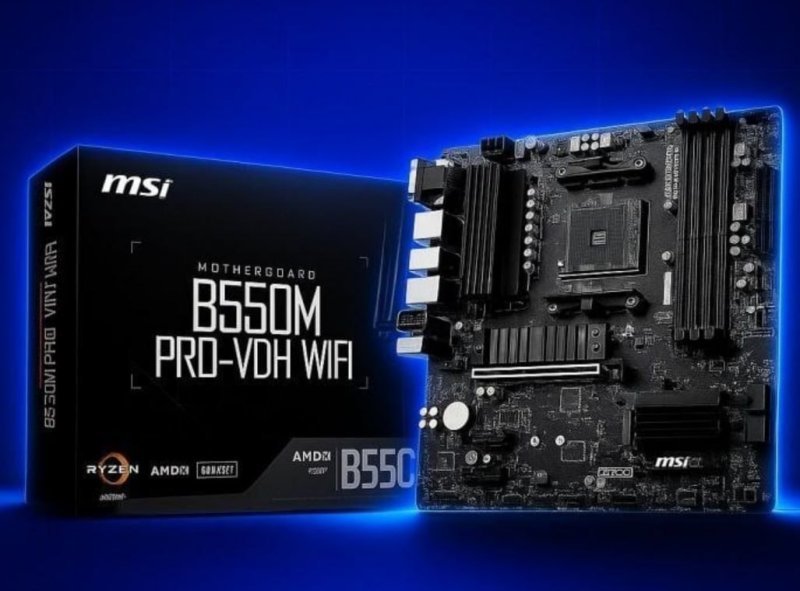 Wi-Fi Placa Mae MSI B550m Pro-vdh Wifi DDR4 Socket Am4 Cor Preto