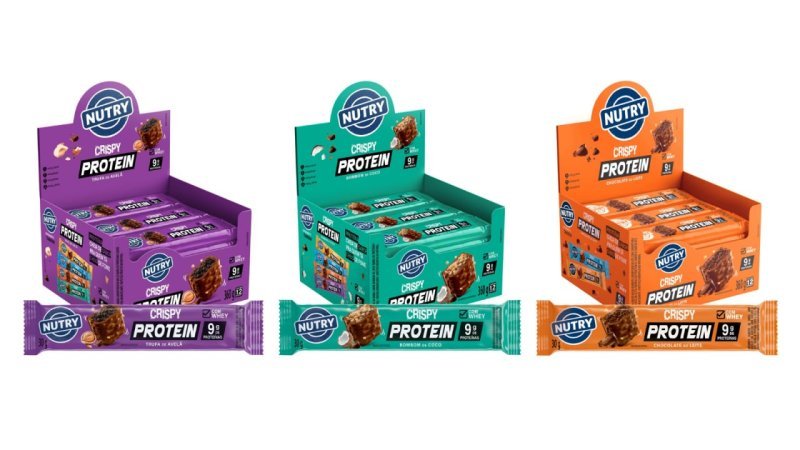 Cx 12 un. Barra Nutry Crispy Protein 30g