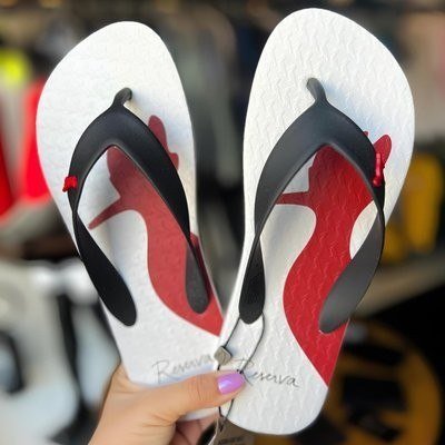 Chinelo Branco E Preto Reserva Rsvgo (37 a 46)