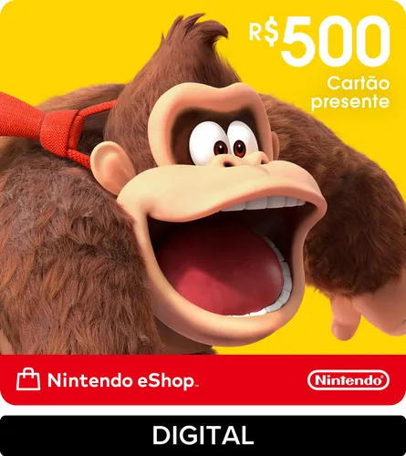 Nintendo Gift Card eShop com 5% OFF