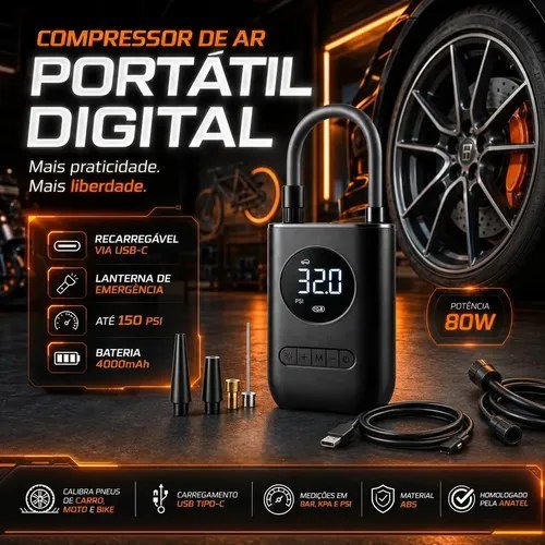 Portátil B&G Mini Compressor