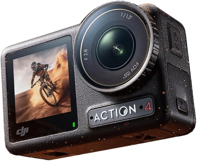 DJI Osmo Action 4 Standard Combo - Câmera 4K à Prova d'Água