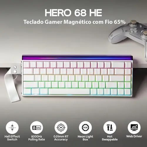 Teclado Magnético Aula Hero68